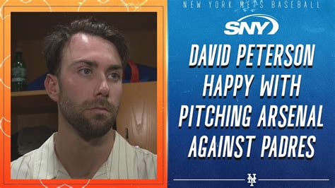 David Peterson Felt Good Using Full Arsenal Of Pitches Against Padres