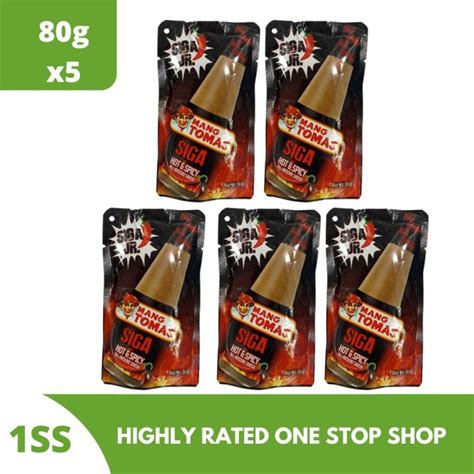 Mang Tomas Siga Jr Hot Spicy All Around Sarsa G Set Of Lazada Ph