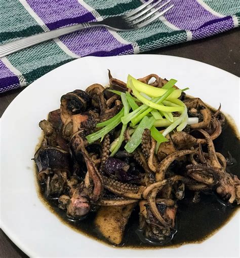 Adobong Pusit Squid Adobo Slow Cooker Adobo Chicken Pork Adobo