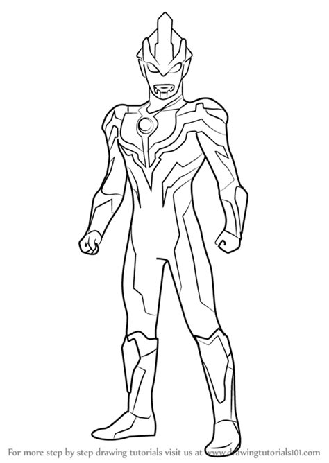 Mewarnai Gambar Ultraman Learn How To Draw An Ultraman Seven Ultraman