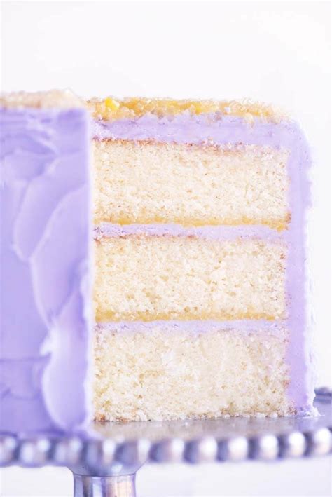 Lemon Lavender Cake - Sprinkles For Breakfast