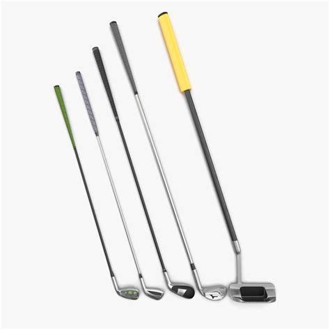Golf Clubs 3d Models Collection 3d Model Ad Clubsgolfmodelsmodel