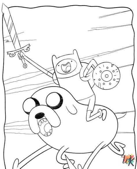 117 Disegni Adventure Time Da Colorare Crea Scene Magiche Con Finn Jake