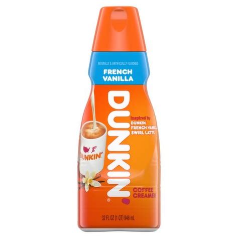 Dunkin' French Vanilla Coffee Creamer, 32 fl oz - The Fresh Grocer