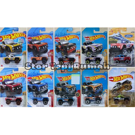 Hot Wheels Custom Ford Bronco HW Baja Blazers Then And Now Surf S Up Daredevils Off Road Trucks