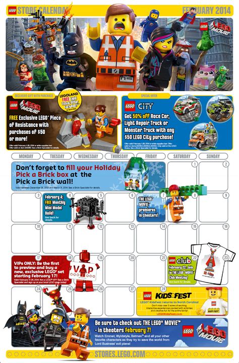 Lego Event Calendar January 2025 Dates Louis M Ellis