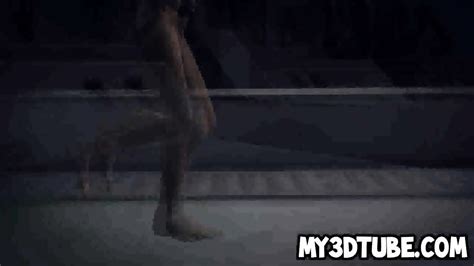 Blue Haired D Babe Sucking On A Monster S Cock