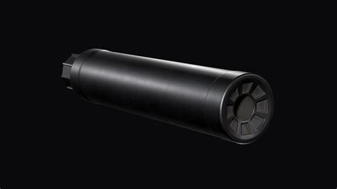 D Model Sig Sauer Srd Mm Suppressor Vr Ar Low Poly Cgtrader