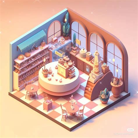 Isometric Art Isometric Design Unique Houses Career Path Blender 3d