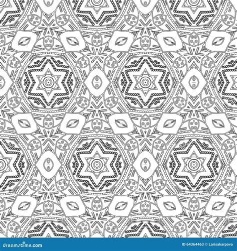Primitive Simple Grey Retro Pattern Stock Illustration Illustration