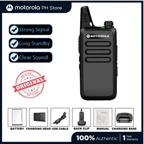 Motorola Radio C1 Walkie Talkie Long Range 10km Uhf 400 470mhz Two Way