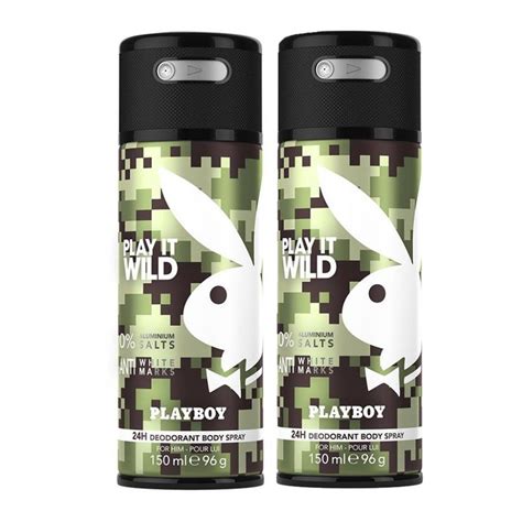 Playboy Play It Wild Men Deodorant Spray Pack Of 2 Reviews Online Nykaa