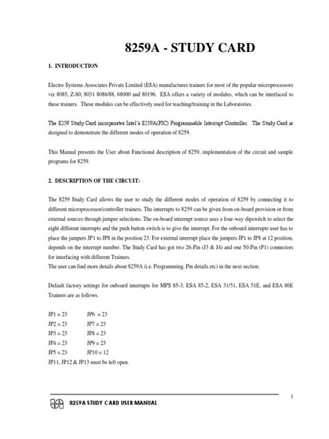 SC Um 8259 | PDF | Input/Output | Digital Electronics