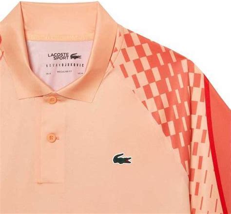 Lacoste Polo Tennis X Novak Djokovic Roland Garros Orange Colizey