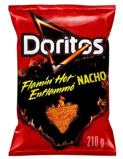 Doritos Flamin Hot Nacho Flavoured Tortilla Chips Ilmhub Halal