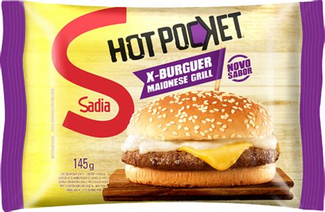 Hot Pocket Sadia X Burguer Maionese 145gr