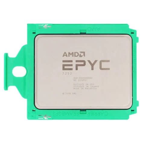 PROCESSEURS CPU AMD EPYC 7252 8 cœurs 16 threads 3,1 GHz 64 Mo 120 W ...