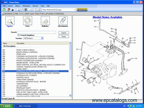 New Holland Agriculture North America Spare Parts Catalog