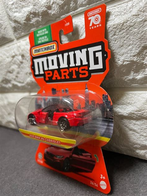 Matchbox Years Moving Parts Bmw M Cabriolet Fwd Red Ebay