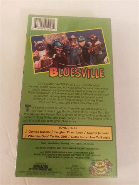 The Swamp Critters Of Lost Lagoon Bluesville Vhs Video Cassette Brand