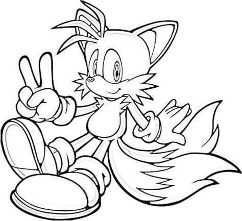 Dibujos De Sonic Y Tails Para Colorear Para Colorear Pintar E Imprimir Dibujos Onlinecom