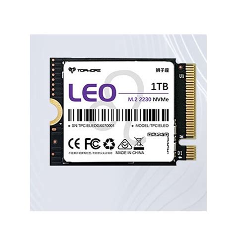 1 ТБ Внутренний SSD-диск TOPMORE 2-2230 1TB (TOPMORE Leo 1TB M.2 2230 ...