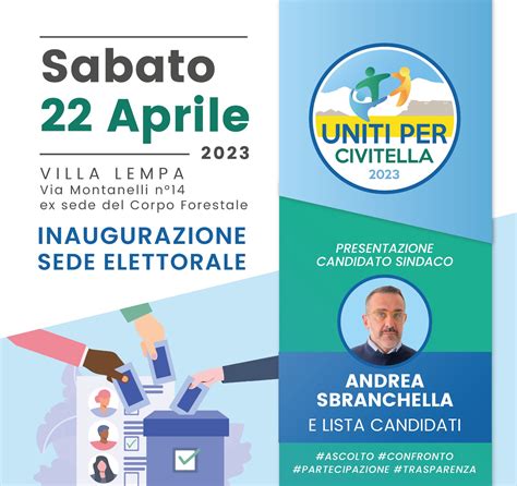 Uniti Per Civitella Con Andrea Sbranchella Sindaco Sabato