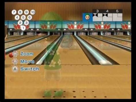 Wii Sports Resort Bowling 300 Youtube