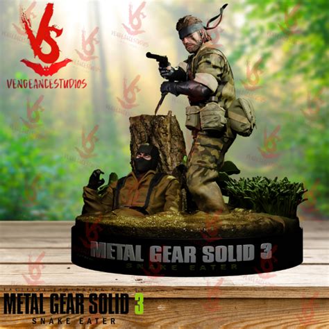 Naked Snake MGS3 Snake Eater 3D File For 3D PrintingCults