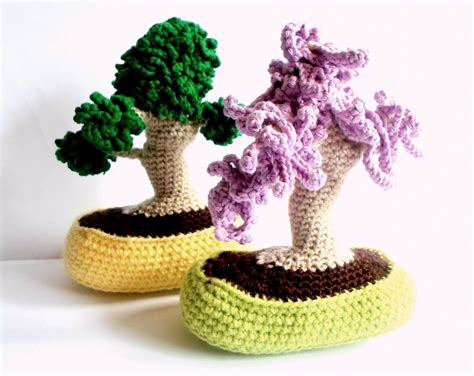 Bonsai Trees Bundle Amigurumi Crochet Pdf Pattern Instant