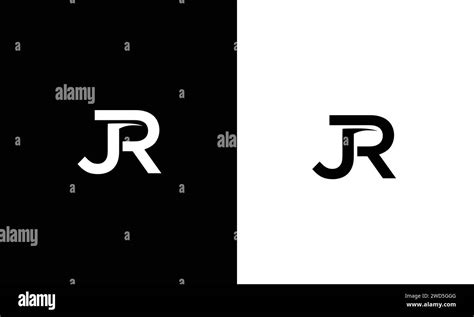 Jr Letter Initial Logo Design Vector Template Stock Vector Image And Art