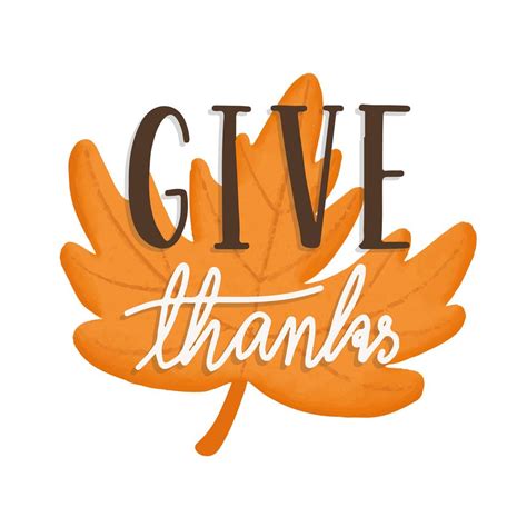 Give thanks Thanksgiving holiday illustration - Download Free Vectors ...