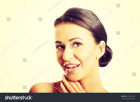 Portrait Beautiful Nude Woman Holding Hands Stock Photo 274831262 Shutterstock