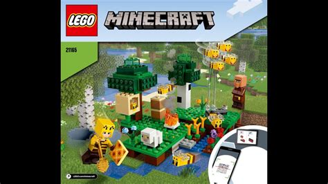 LEGO Instructions | Minecraft | 21165 | The Bee Farm - YouTube