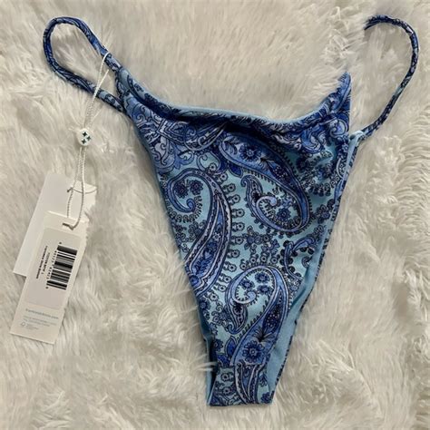 Frankie S Bikinis Swim Frankies Bikinis Francesca Paisly Bikini Bottoms Poshmark