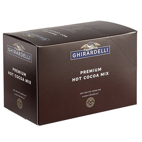 Ghirardelli Premium Hot Cocoa Mix 1 5oz Packets Barista Coffee Machine