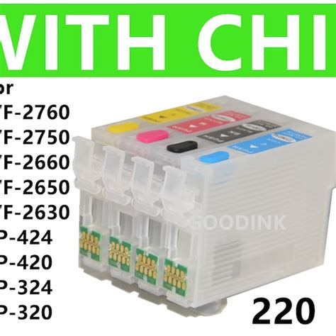 Wf 7820 Refillable Cartridge With Chip Etsy