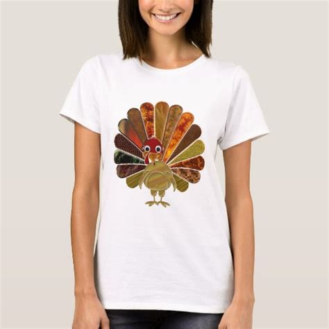 Happy Thanksgiving Turkey Womens T Shirt