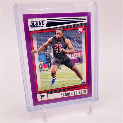 Arnold Ebiketie Rookie Parallel 2022 Panini Score Purple 358 Ebay