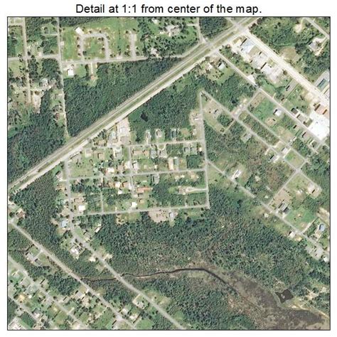 Aerial Photography Map Of Waveland Ms Mississippi