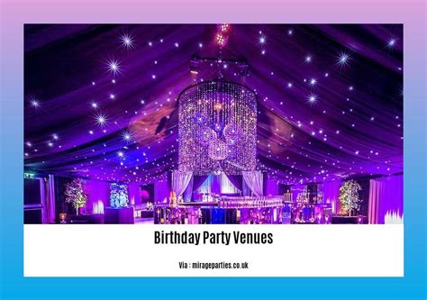 - Choosing the Ideal Birthday Party Venues: A Comprehensive Guide for ...