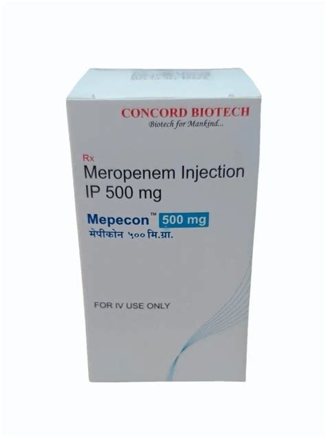 Meropenem Injection Ip Mg At Rs Box Inj Meropenem In