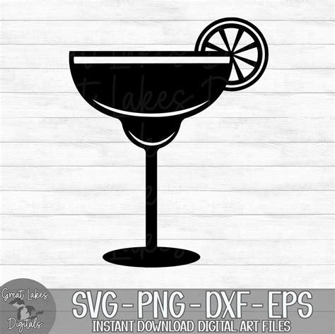 Margarita Glass Instant Digital Download Svg Png Dxf And Eps Files Included Etsy