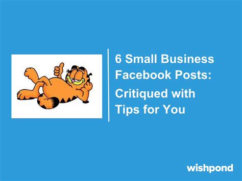 Pdf 6 Small Business Facebook Posts Critiqued With Tips For You