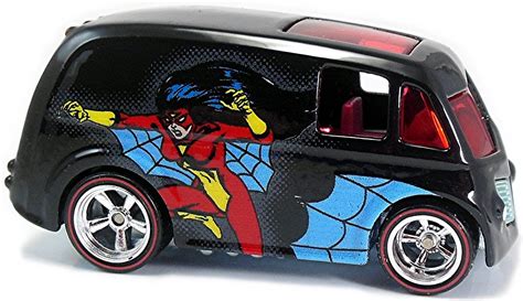 Embalagem Danificada Hot Wheels Pop Culture Quick D Livery Women Of Marvel Spider Woman