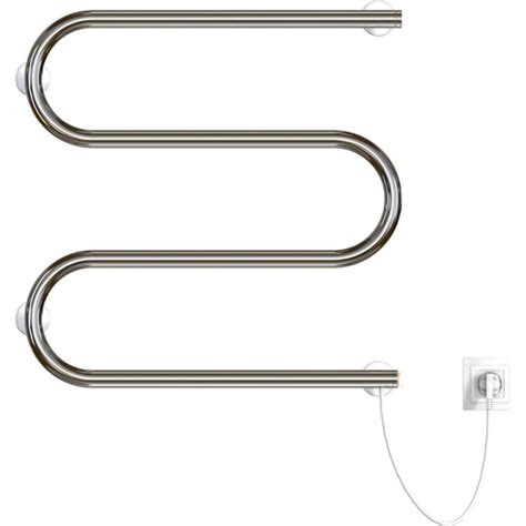 Электрический полотенцесушитель Zox М 60x60 кнопочный выкл, 222 Вт ...