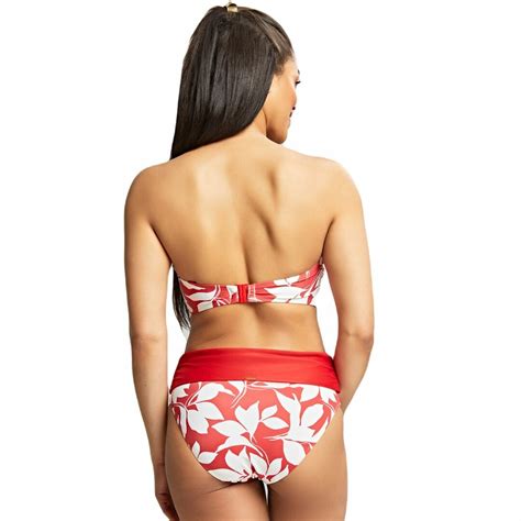 Plavky vrchní díl PANACHE SWIM OASIS MOULDED BANDEAU BIKINI BOTANICAL Caresse BraExpert