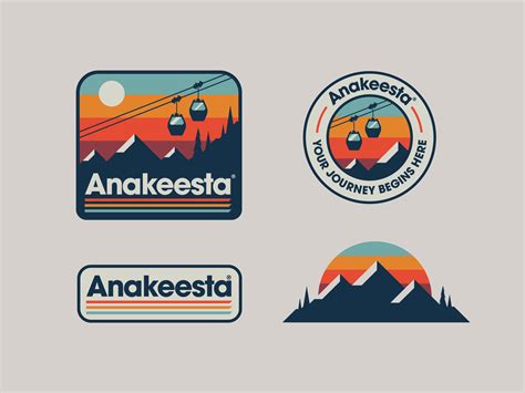 Vintage Ski Vintage Logo Outdoor Logos Resort Logo Branding Design