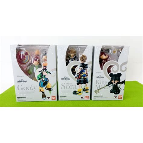 Bandai Shfiguarts Disney Kingdom Hearts Soramickey And Goofy 3pcs