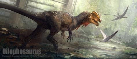 Artstation Dilophosaurus Jp Fan Art